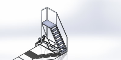 Alum Line Ladder - Alliance Custom Fabrication