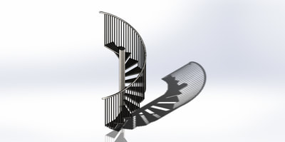 Spiral Staircase - Alliance Custom Fabrication